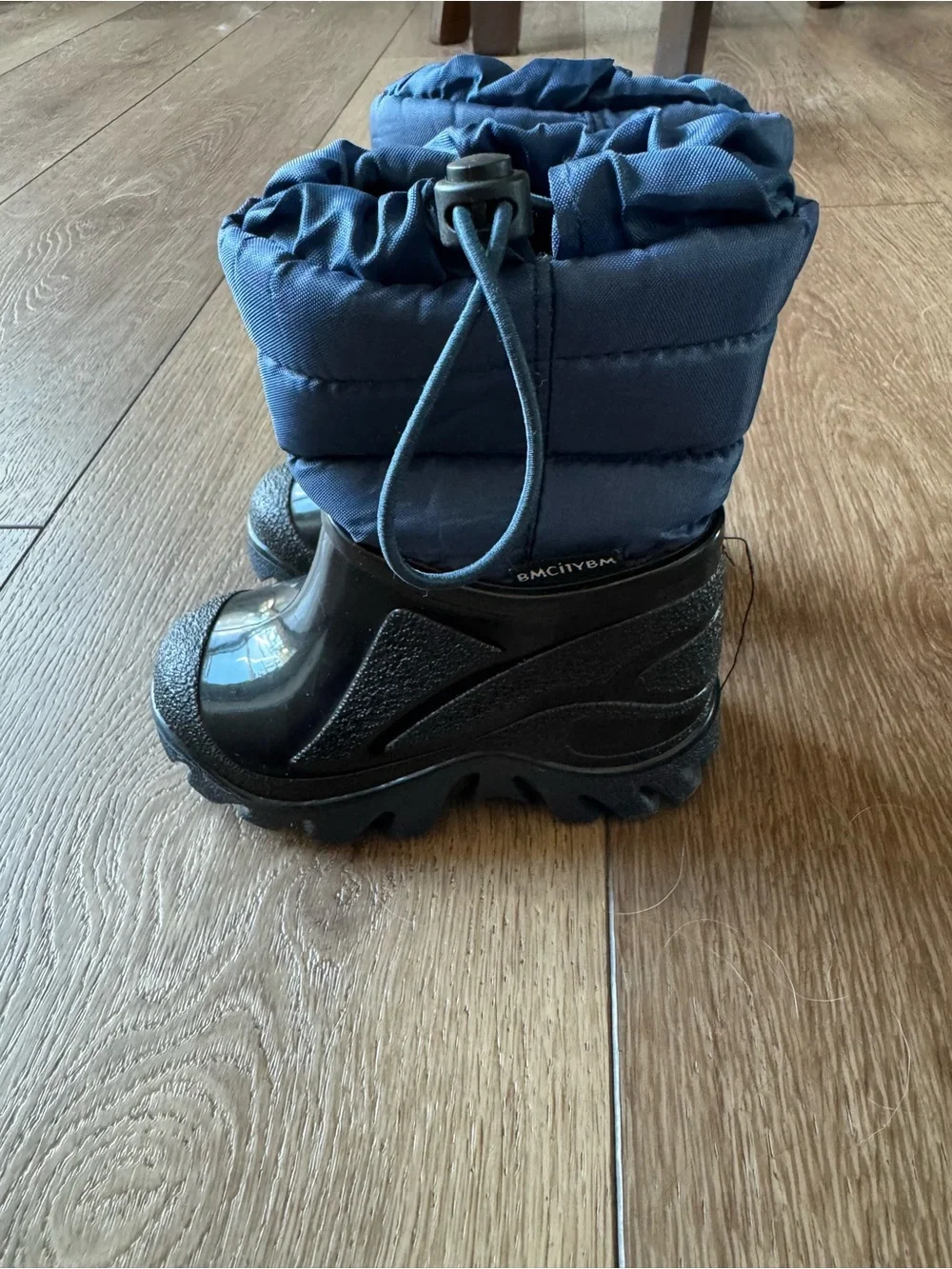 BMCiTYBM Toddler Snow Boots - Blue & Black - Size 5.5-6 Toddler (EU 22/23)